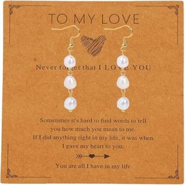 Imagem de Brincos de pedra preciosa folheados a ouro 14 k, brincos pendentes longos para noivas e noite, presente de ajuste confortável para ela, joias elegantes para mulheres, universal size, Aço inoxidável