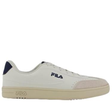 Imagem de Tênis Fila Court 80 Branco e Marinho
