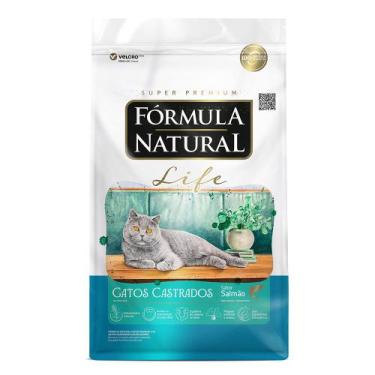 Imagem de Ração Fórmula Natural Fresh Meat Gatos Adultos Castrados  Salmão  15kg