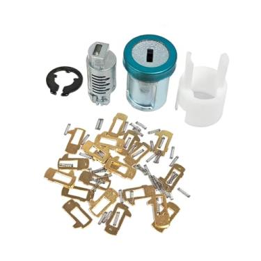 Imagem de Vroelos Kit de copo de cilindro de bloqueio de ignição 5S4Z-11582-BB, interruptor de ignição para Ford 2000-2019 F150 F250 F350 F450 F550 F650 F750 não codificado com clipes, para Lincoln Mercury