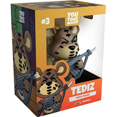 Imagem de Boneco de vinil Youtooz Tediz de 11,4 cm, colecionável oficial licenciado do videogame Conkers Bad Fur Day, da Youtooz Conkers Bad Fur Day Collection