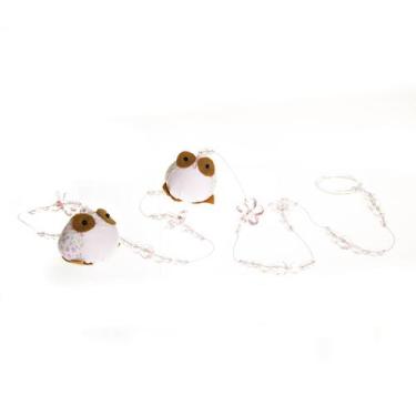 Imagem de Pingente De Cortina Coruja Rosa Quarto Bebê (Unidade) - Potinho de mel