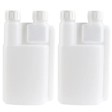 Imagem de ZHLKHIOP Pacote com 2 frascos de 250 ml, frasco de plástico, frasco de plástico para licor, durável e leve