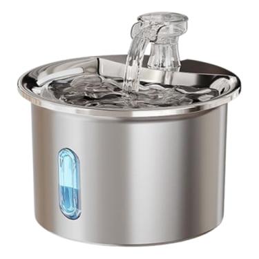 Imagem de Fonte Bebedouro Automático 2L Inox para Gatos e Cães – Silencioso, Filtrado