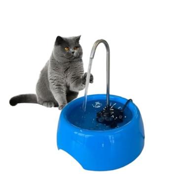 Imagem de Fonte De Agua Para Gatos 1 Litro Bebedouro Para Gato Automático(AZUL)