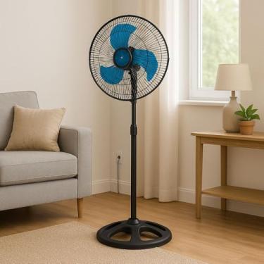 Imagem de Ventilador Pedestal 220V Turbo Giratório De Altura Regulável