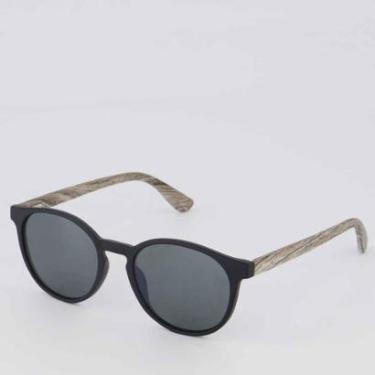 Imagem de Óculos de Sol Hang Loose Beady Preto e Verde-Unissex