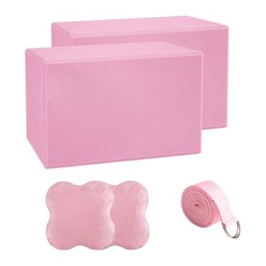 Imagem de Blocos de Yoga | Espuma Macia e Leve para Pilates com Almofadas,Blocos Para Treino de Equilíbrio e Flexibilidade,Para Dança Exercícios em Casa Meditação e Viagem