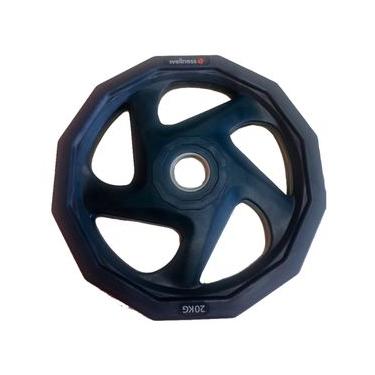 Imagem de Anilha Olímpica Rubber 5 Furos De 20Kg - WK011 WK011