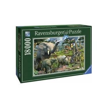 Imagem de Puzzle 18000 peças Savana Africana - Ravensburger - Imp Puzzle 18000 peças Savana Africana - Ravensburger 17823-0