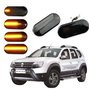 Imagem de Par De Pisca Dinâmico Led Seta Sequencial Renault Duster Suv