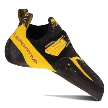 Imagem de La Sportiva Tênis masculino Solution Comp para escalada, Preto/Amarelo 2, 38