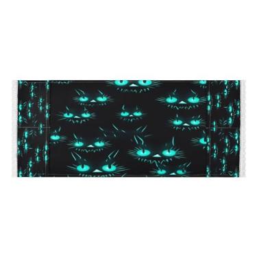 Imagem de Wassud Capas de lavadora e secadora com padrões de orelhas de gato, protetor de lavadora com sacos de armazenamento, capa de geladeira à prova de poeira com bolsos para lavanderia doméstica, cozinha