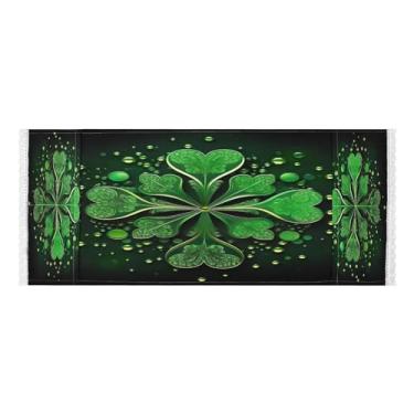 Imagem de Wassud Trevo de quatro folhas (2) capas de lavadora e secadora, protetor de lavadora com sacos de armazenamento, capa de geladeira à prova de poeira com bolsos para lavanderia doméstica, cozinha, 120