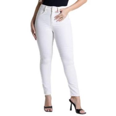 Imagem de Calça Sarja Sawary Push Up -280908 - off white 46-Feminino