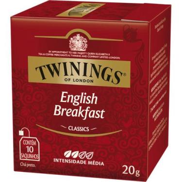 Imagem de Chá Preto Twinings English Breakfast 20g com 10 sachês