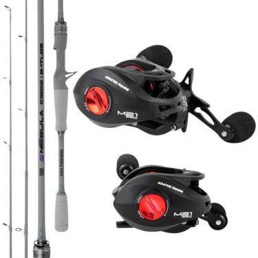 Imagem de Carretilha M21 Drag 9kg com Vara Nebula 17lbs Albatroz TAMANHO:1,65 RE