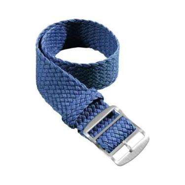 Imagem de Pulseira De Relógio Unissex De Nylon Tecido Trançado 14mm-22mm, Substi