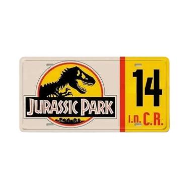 Imagem de Placa De Metal Vintage Jurassic Park Para Decoração De Clubes, Bares, 