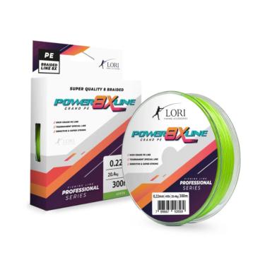 Imagem de Linha Multifilamento Lori Power Line 8X Grand PE 300m Verde Alta Sensibilidade