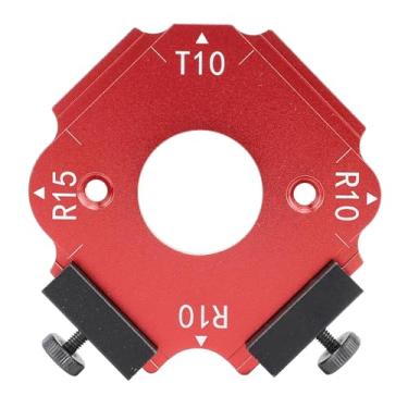 Imagem de FTVOGUE Modelo de Raio de Canto Redondo, Gabarito de Mesa de Roteador para Carpintaria de Liga de Alumínio Com Corte de R10 T10 R15 para Modelagem e Aparamento de Canto de Placa de