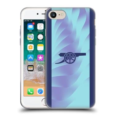 Imagem de Head Case Designs Capa de gel macio oficialmente licenciada Arsenal FC Third 2024/25 compatível com Apple iPhone 7/8/SE 2020 e 2022