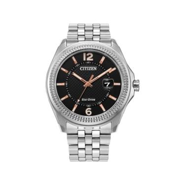Imagem de Citizen Relógio masculino AW1740-54H Eco-Drive, Tom de prata, Vestido