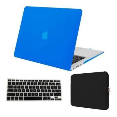 Imagem de Kit Capa Case Compatível Com Macbookk PRO 13 RETINA A1502 A1425 Fabric