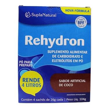 Imagem de REHYDRON 4 SACHÊS SABOR COCO COM 26G
