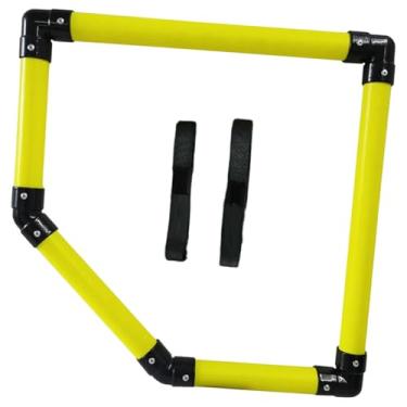 Imagem de oshhni Alvo de canto para gol de futebol, com alças para treino, equipamento de futebol portátil premium para uso externo no quintal, Alvo único