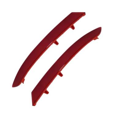 Imagem de Para X3 2018 2019 2020 2021 2 peças refletor de para-choque traseiro de carro fita de aviso de lente vermelha OEM 63147419927 63147419928 conjunto de luzes de seta