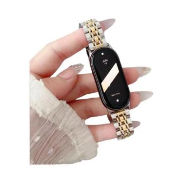 Imagem de Pulseira De Metal Unissex Para Xiaomi Mi Band 8 9 10 Com Ferramenta De