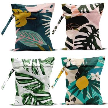 Imagem de zcyxuuw 4 Peças De Itens Essenciais Praia À Prova D'Água - Bolsas Molhadas/Secas Para Piscina, Roupa Banho, Fraldas, Maquiagem, Cruzeiros E Viagens