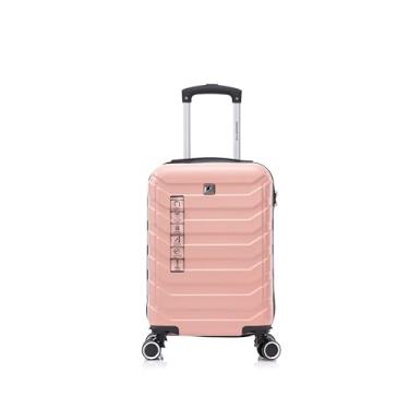 Imagem de ALLABARD Mala de Bordo 8kg em ABS Rígido com Rodinhas 360 Padrão ANAC Mala de Mão e Cadeado Numérico com Senha - P015 (18) (Rosa)