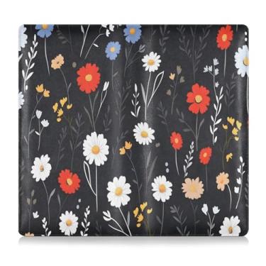 Imagem de CEBUGI Ditsy Porta-luvas florais, porta-luvas, porta-luvas, organizador de documentos, 12,5 cm x 24 cm