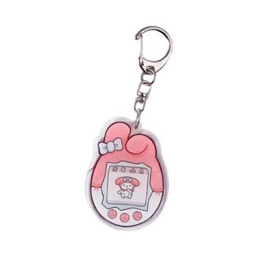 Imagem de Chaveiro Acrílico Fofo Sanrio Kuromi Melody, Charme Para Bolsa, Pingen