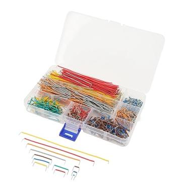 Imagem de Generic Cabo de Conexão da Placa de Ensaio, Caixa de Armazenamento Transparente 840pcs Fio Inquebrável do Jumper da Placa de Ensaio para o Circuito de