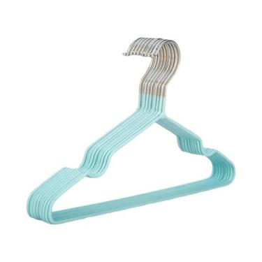 Imagem de Cabides De Metal Com Revestimento De Borracha Antiderrapante Para Bebê