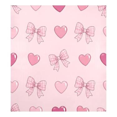 Imagem de Blueangle Capa magnética para lava-louças de coração e laços de dia dos namorados, decoração da capa frontal da máquina de lavar louça, adesivos de eletrodomésticos, adesivos de eletrodomésticos, 58