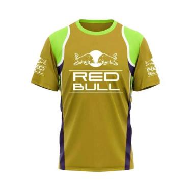 Imagem de Camiseta De Manga Curta Red Bull Racing Masculina 2025 Nova Moda Para 