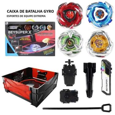 Imagem de Conjunto De Batalha Luxuoso Beyblade Com Lançador, Grip, Arena E Brinq