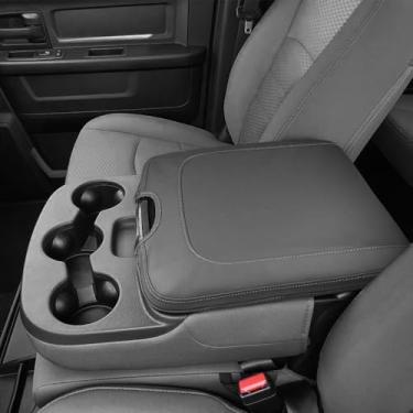 Imagem de DEYTOP Capa de console central para Dodge Ram 1500/2500/3500 2013-2018 acessórios capa de apoio de braço de carro para modelos clássicos Ram 1500/2500/3500 2013-2024 (cinza, sem almofada)