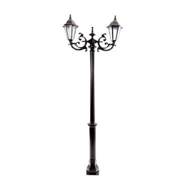 Imagem de Poste Colonial De Jardim Porto Alegre Alumínio Fundido 226cm