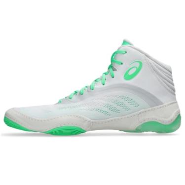 Imagem de ASICS Tênis masculino Split Elite Wrestling, Branco/folha nova, 41