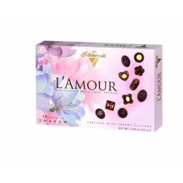 Imagem de Bombons L'Amour Pralines Solidarnosc 165g Importado Polônia, Solidarno