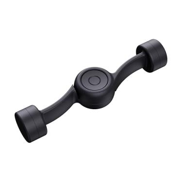 Imagem de Draduo Suporte de porta de arruela de carga frontal, suporte de porta de máquina de lavar aberto para evitar odores com 3 adesivos de metal, suporte de porta para manter a porta aberta (preto)