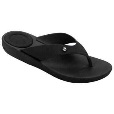 Imagem de Chinelo ortopédico feminino terra e água maldivas esporão, Preto, 35