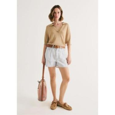 Imagem de Shorts Feminino Cintura Baixa Em Sarja-Feminino