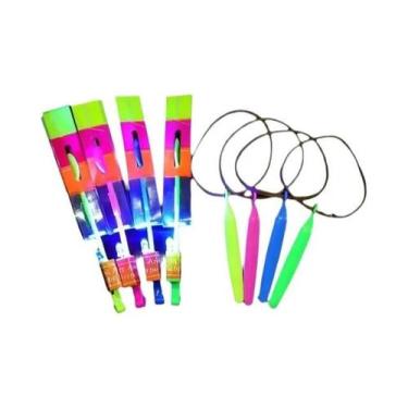 Imagem de Brinquedo De Helicóptero Foguete Com Luz LED, Pacote Com 10, 20, 50, 1