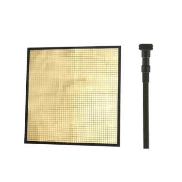 Imagem de Zyyini Fotografia Com Refletor de Luz, Painel de Espelho de 9,4 X 9,4 Polegadas Com Grade de 0,2 X 0,2 Polegadas, Refletor de Luz Multiespelho Com Suporte Ajustável, para Filmagem de (Ouro)